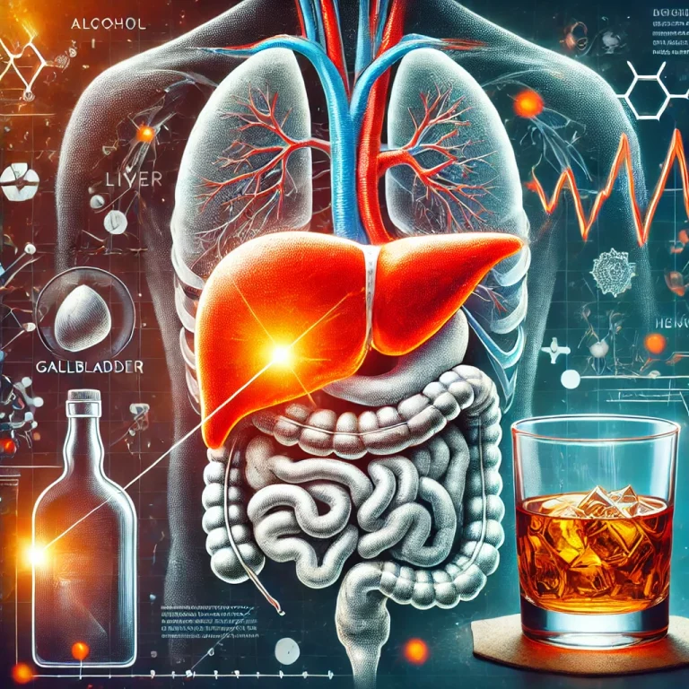 Wpływ alkoholu na kłucie w prawym boku